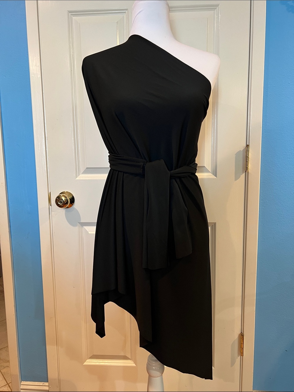 Sandset black dress skirt multi ways universal